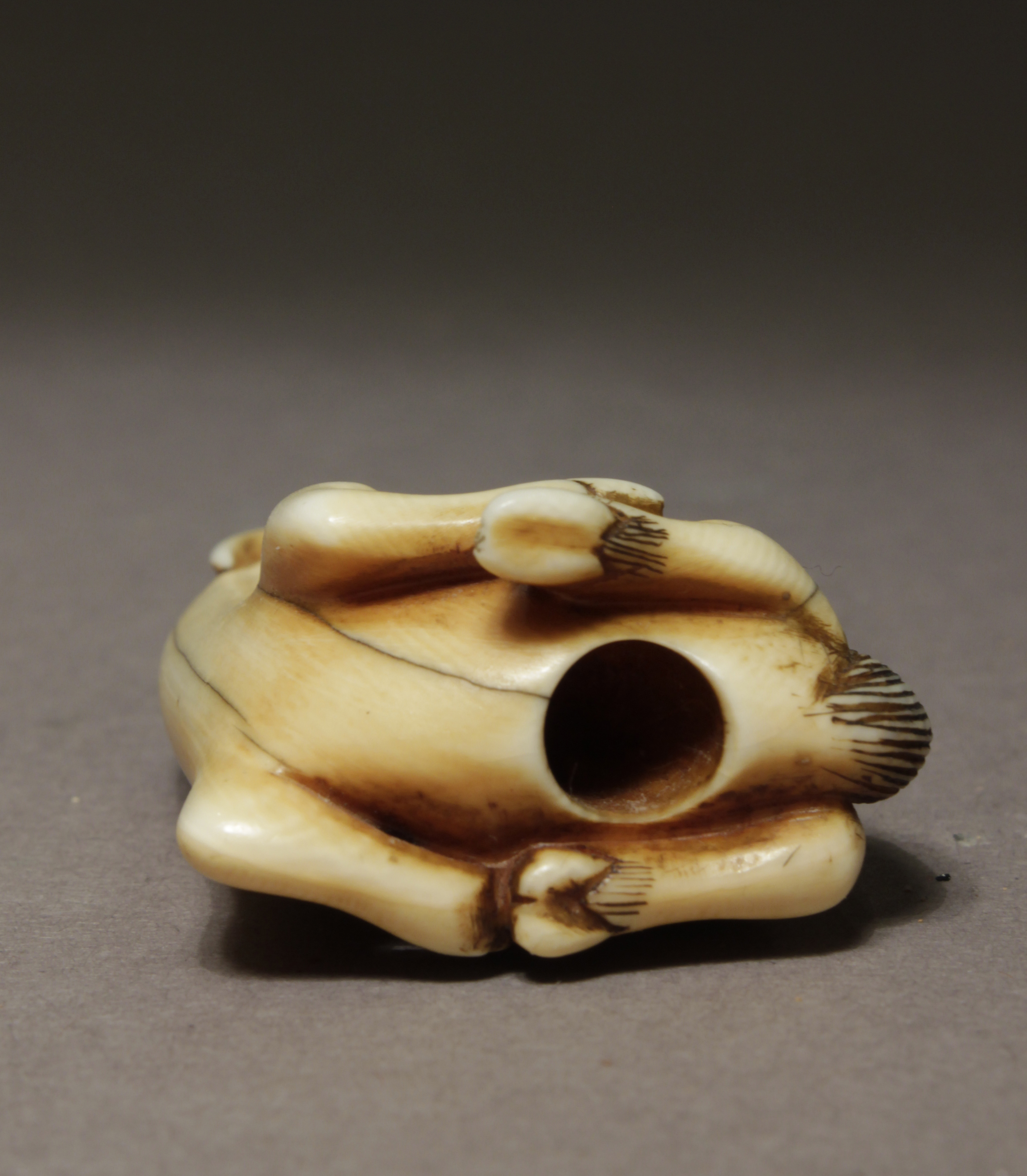 An 18th century Japanese netsuke from Edo period - Image 5 of 5