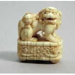 An 18th century Japanese netsuke from Edo period