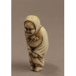 A late 19th century Japanese netsuke from Meiji period