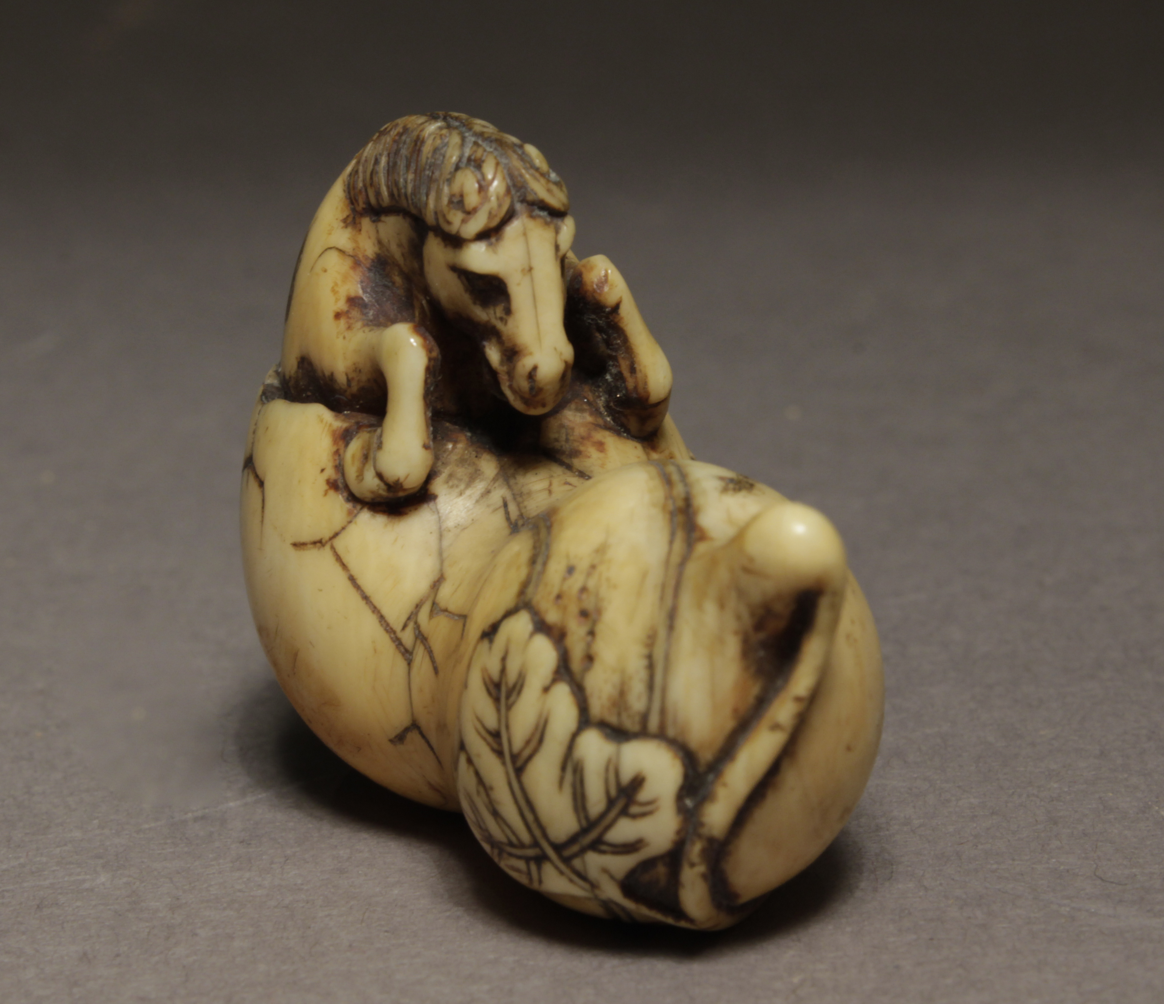 An early 19th century Japanese netsuke from Edo period - Image 6 of 6