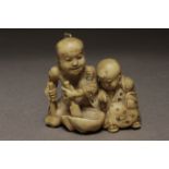 A late 19th century Japanese netsuke from Meiji period