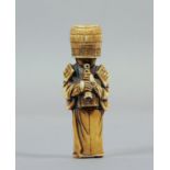 A 19th century Japanese netsuke from Meiji period. Signed