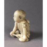 A mid 19th century Japanese netsuke from Edo period. Signed Ryomin