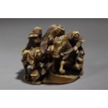 A 19th century Japanese netsuke from Meiji period circa 1860-1890. Signed Seikazu or Seiichi