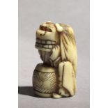 A mid 19th century Japanese netsuke form Edo period