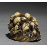 A mid 19th century Japanese netsuke from Edo period. Signed Masamitsu