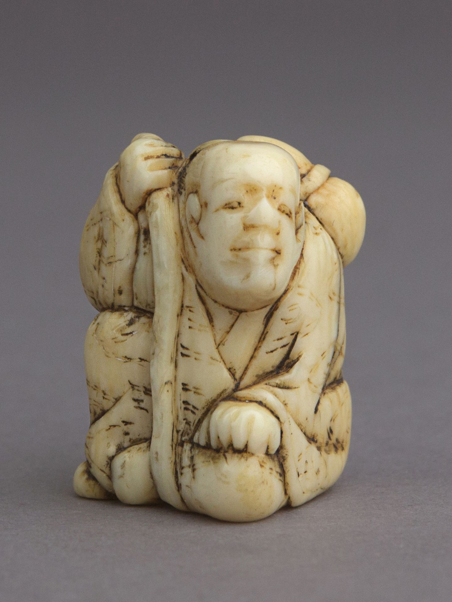 An 18th century Japanese netsuke from Edo period