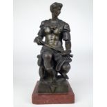 A 19th century grand tour bronze sculpture