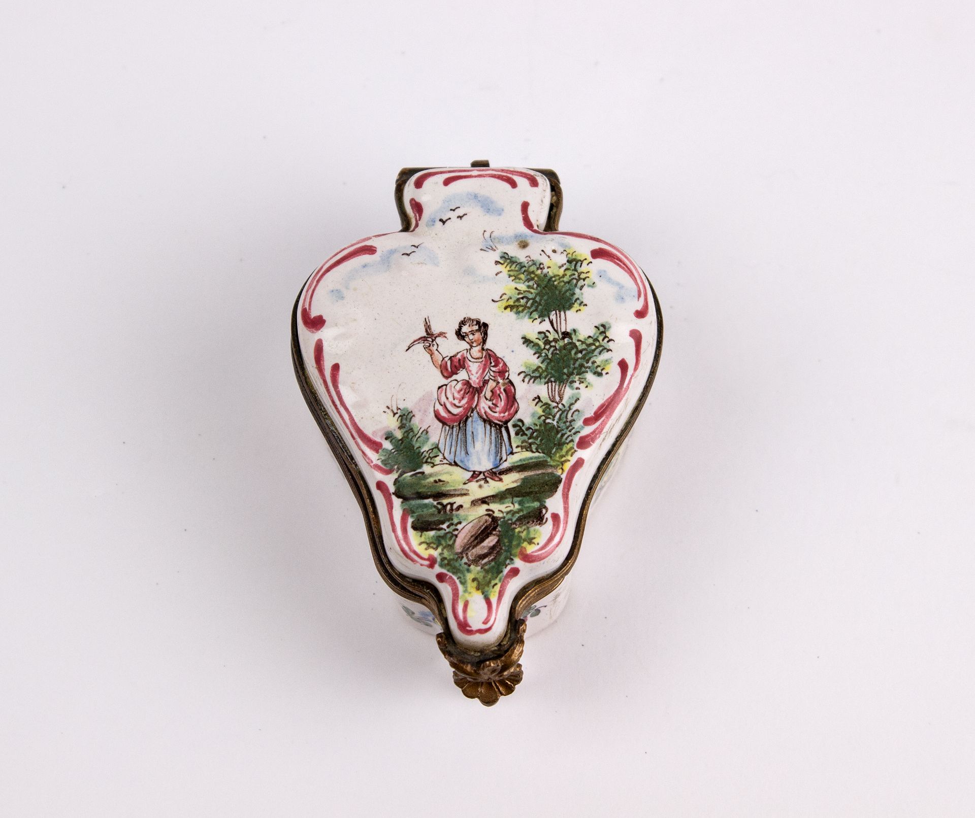 An enamel snuff box, French circa 1750