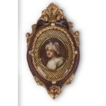 A 19th century Italian portrait miniature