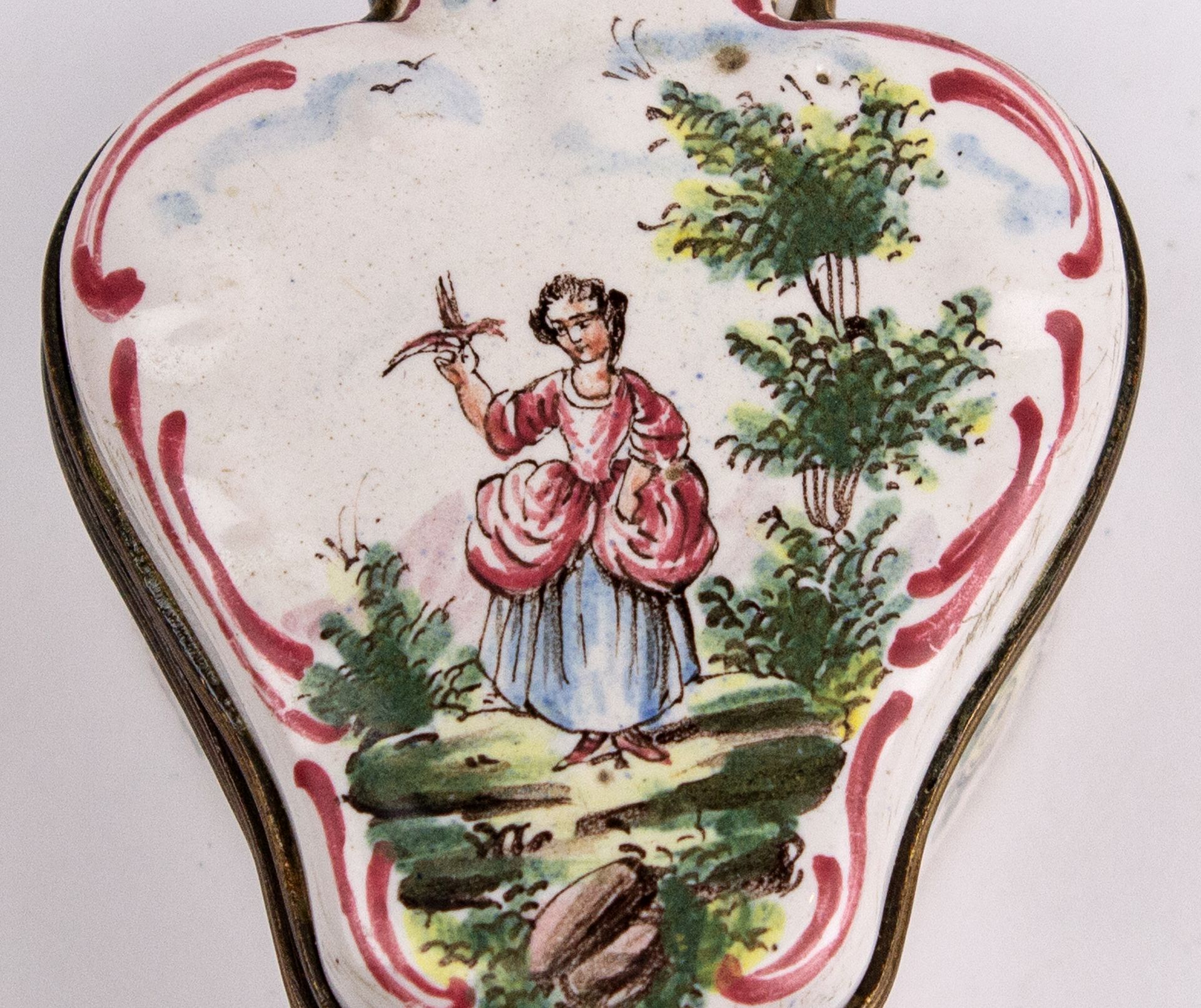 An enamel snuff box, French circa 1750 - Image 7 of 7