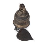 A Tibetan bronze bell, possibly from 18th century