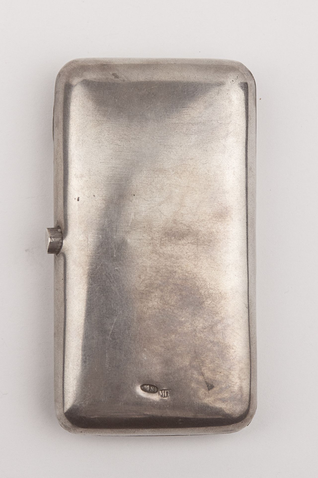 Michael Parkin. A Russian silver cigarette case circa 1908-1926 - Bild 2 aus 2