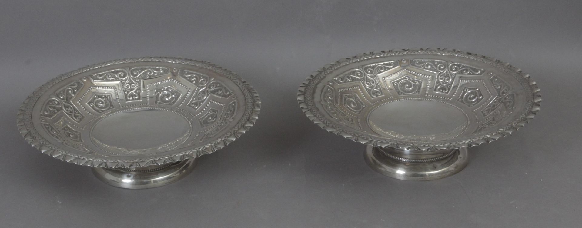 Mostany Llopart & Cía. A pair of silver centrepieces - Image 3 of 3