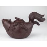 A 20th century Chinese Yixing teapot