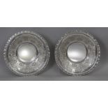 Mostany Llopart & Cía. A pair of silver centrepieces