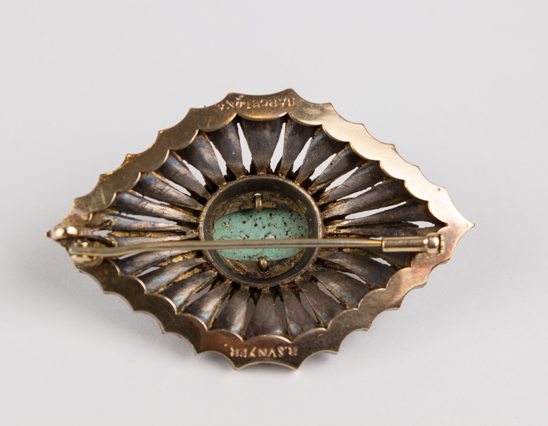 Ramon Sunyer Clarà. A silver brooch - Image 2 of 4