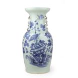 A 19th century Chinese celadon vase