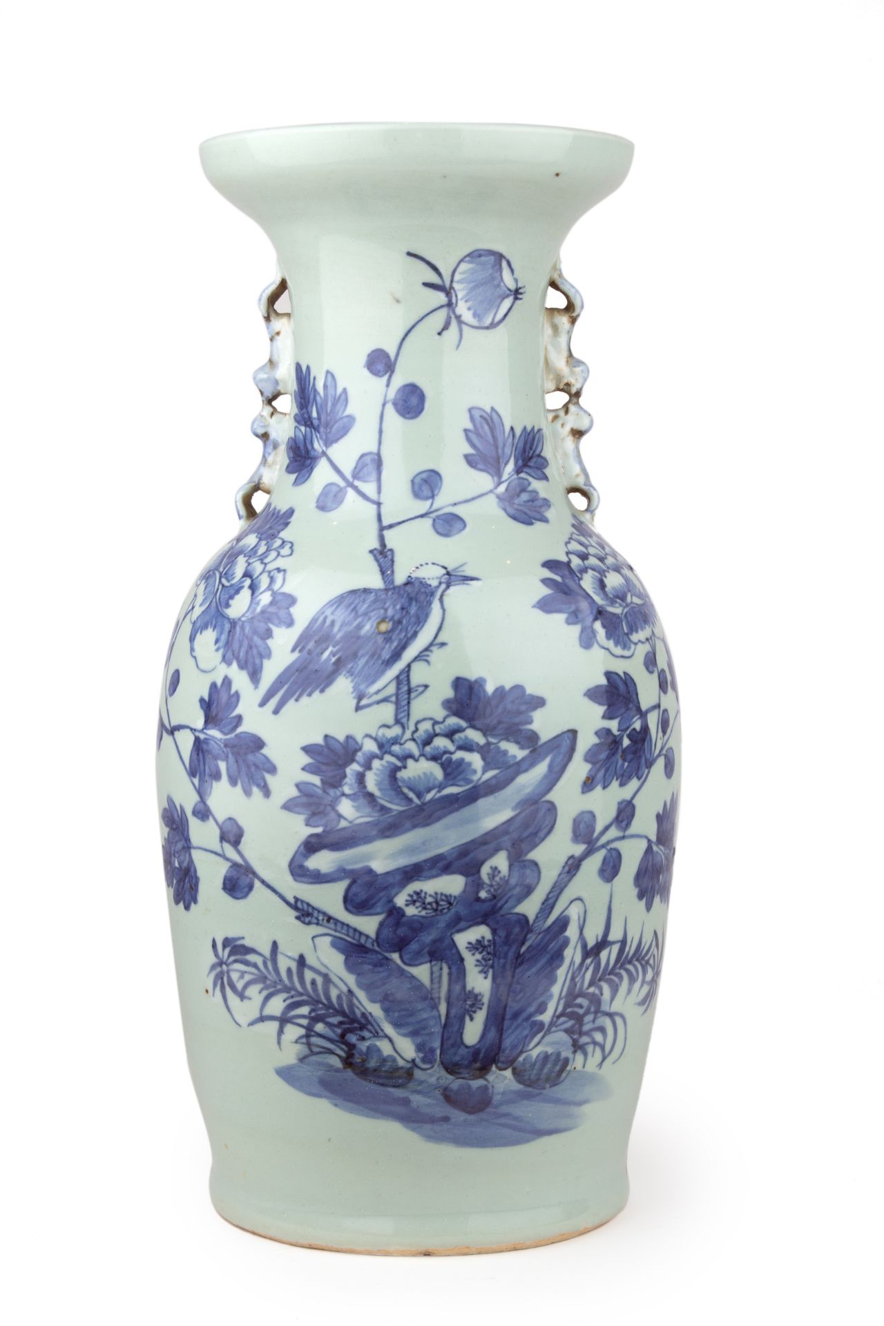 A 19th century Chinese celadon vase