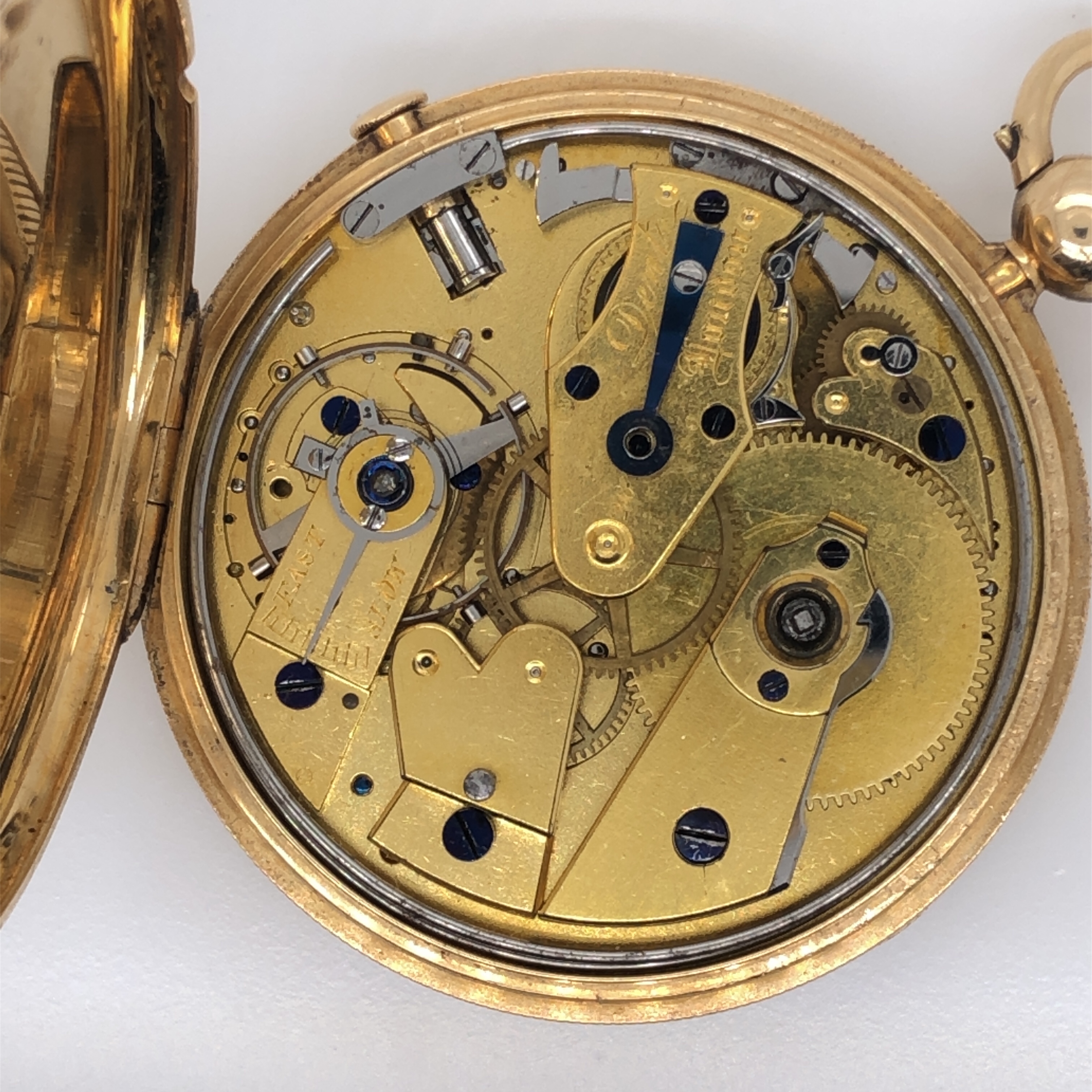 Quarter Repeating Gold Pocket Watch - Image 5 of 5