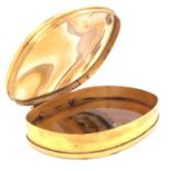 Oval Gold Mounted Snuffbox