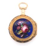 Gold and Enamel Pocket Watch