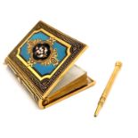 Gold and Enamel Aide de Memoire