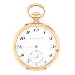 Gold Pocket Watch by Moser & Cie