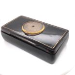 T'shell Snuff Box with Watch