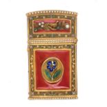 Gold and Enamel Carnet de Bal