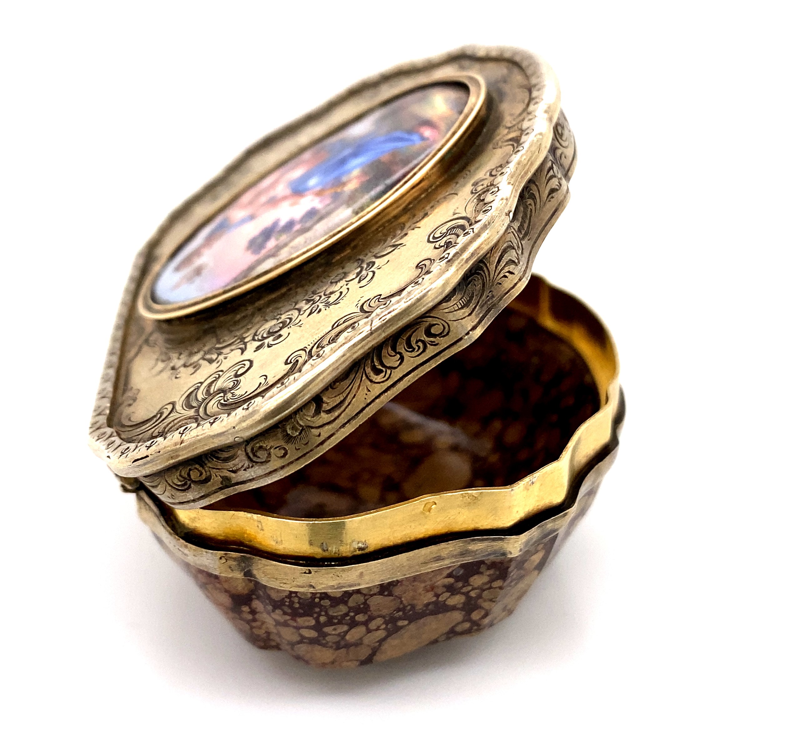 Silver and Agate Snuff Box - Image 5 of 5