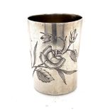 Faberge Silver Beaker