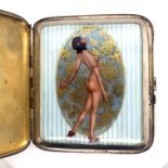 Very Fine Enamel Cigarette Case