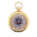 Gold and Enamel Pocket Watch