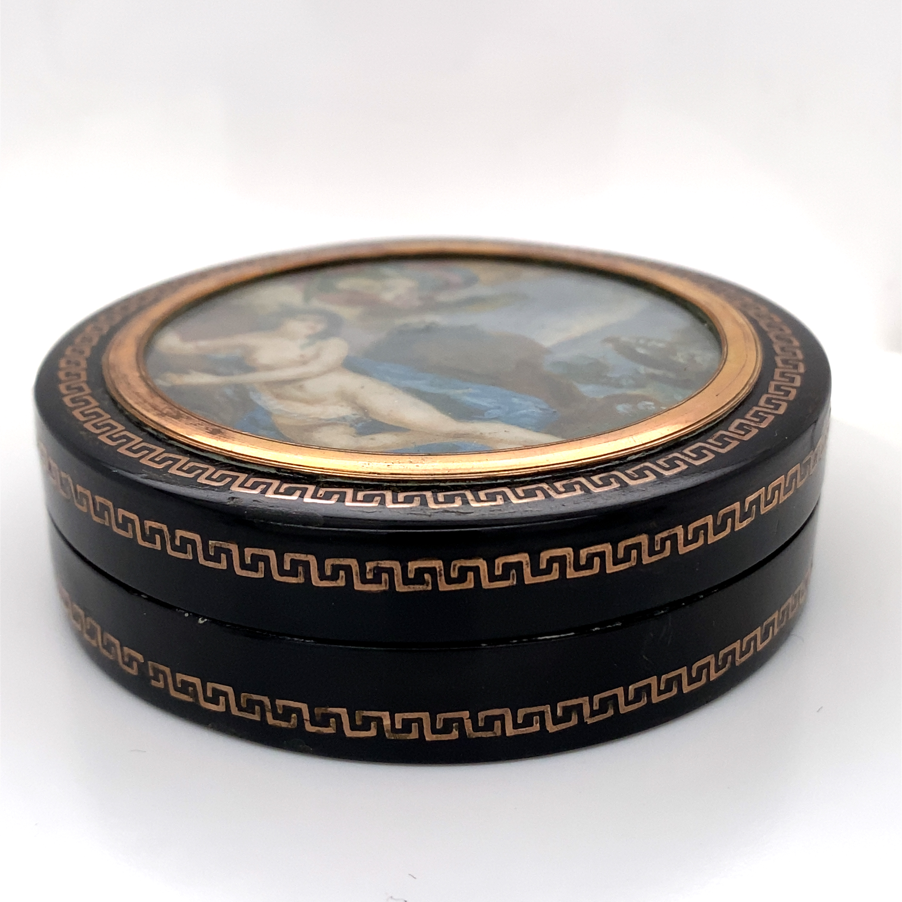 Gold Mounted T'Shell Snuff Box - Image 3 of 3