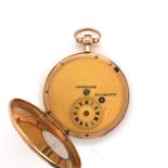 Gold Watch with Small Dial