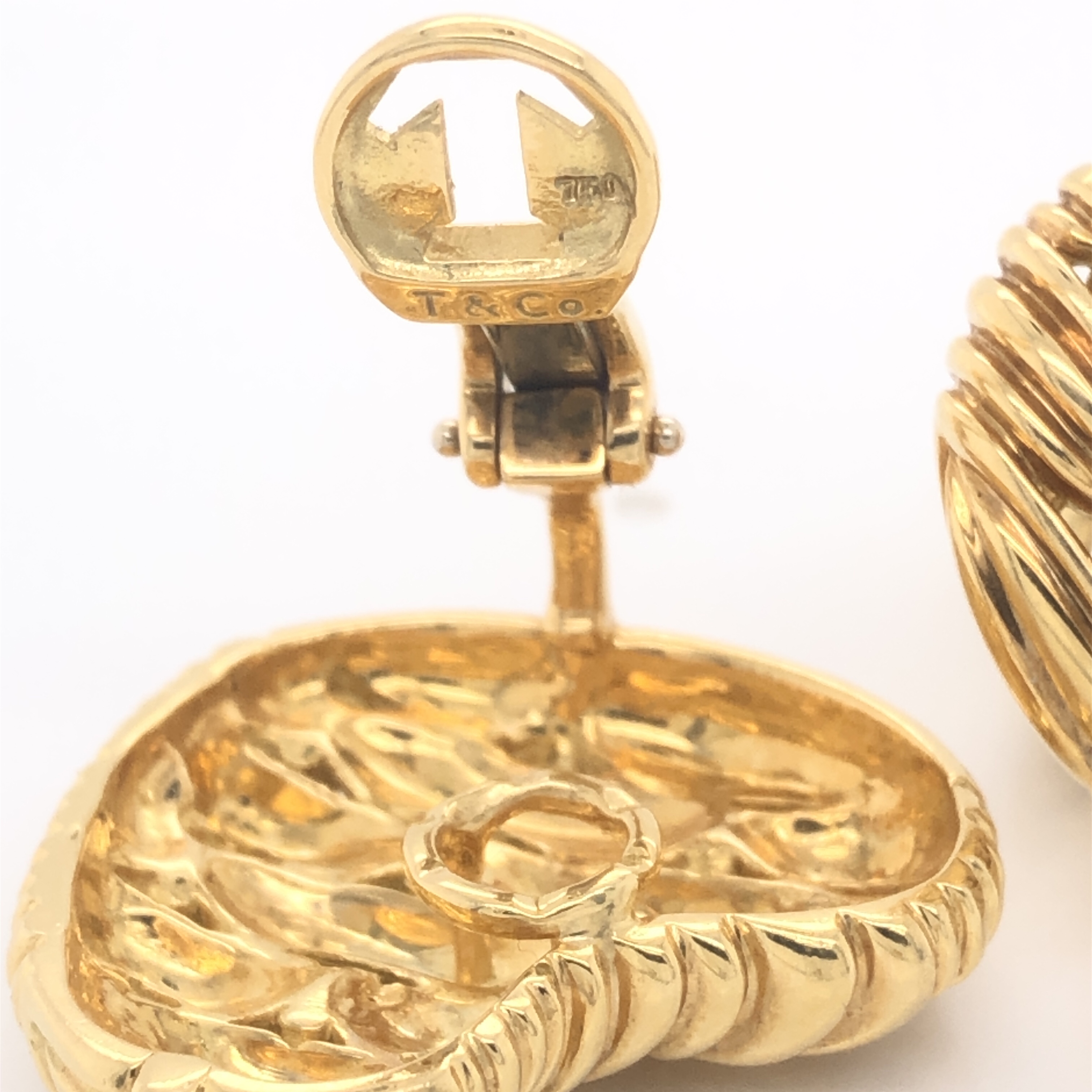 Tiffany & Co. Gold Earrings - Image 3 of 3