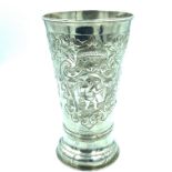 18th-Century Large Silver Russian Goblet