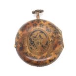 Painted Horn Pocket Watch