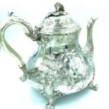 Silver Victorian Teapot