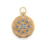 Gold and Enamel Pocket Watch