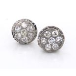 Diamond Cluster Earrings