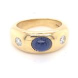 Sapphire & Diamond Ring