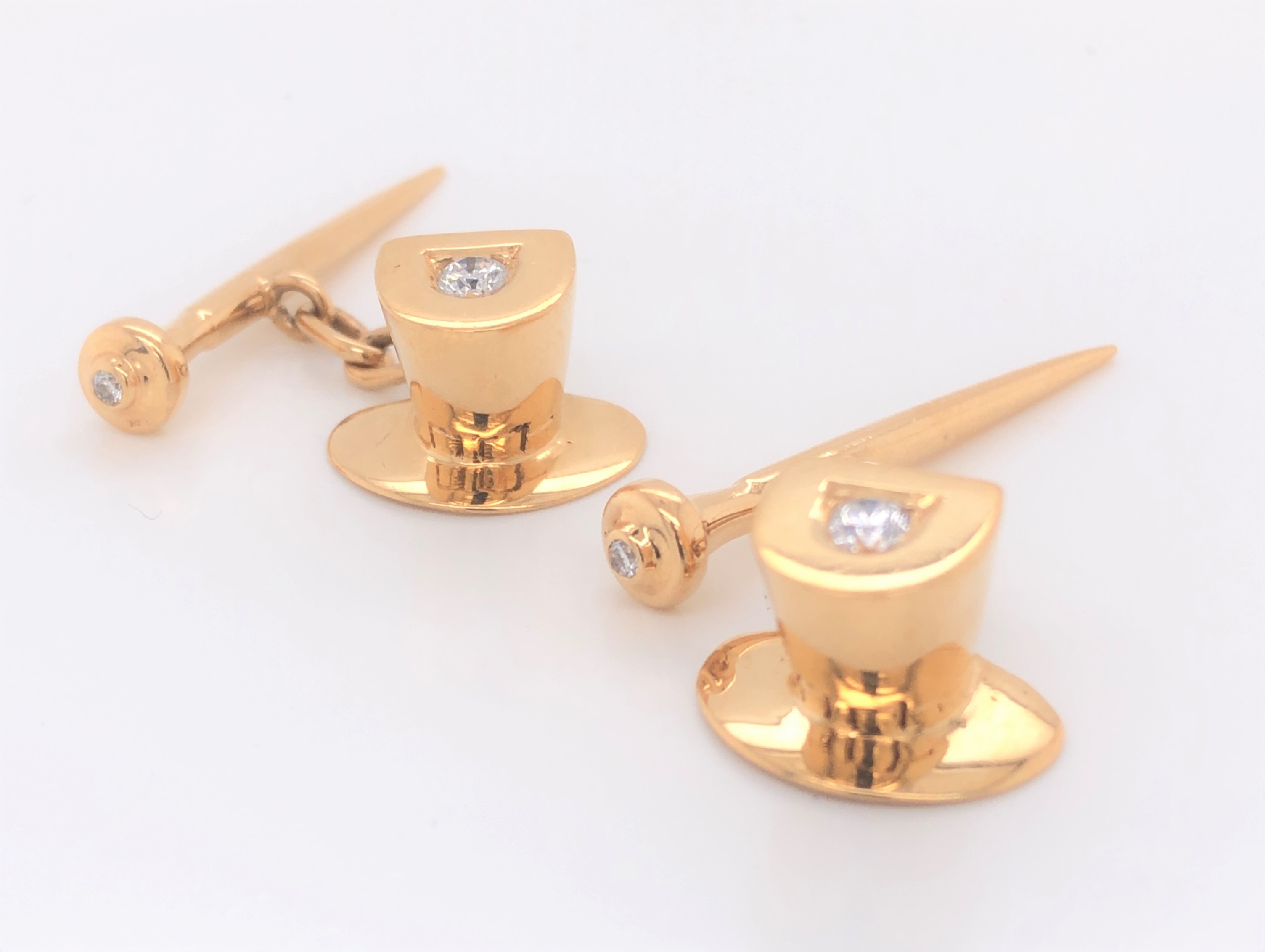 Top Hat & Cane Cufflinks