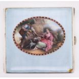 Cigarette Case Showing Country Scene