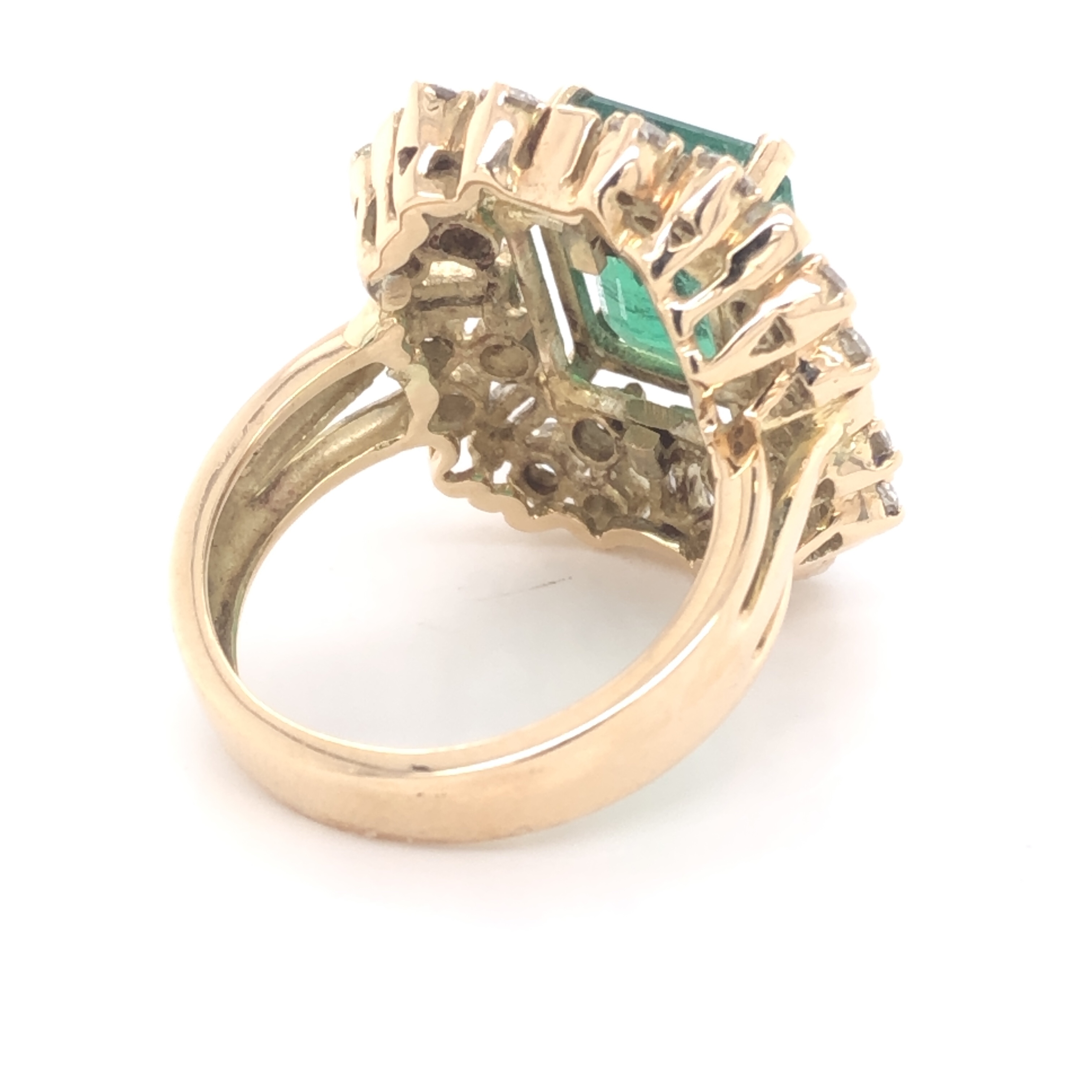 Emerald & Diamond Ring - Image 3 of 3