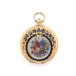 Gold and Enamel Pocket Watch