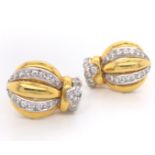 Gold & Diamond Earrings