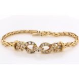 Bulgari Gold & Diamond Bracelet