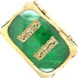 Enamel and Gold Mounted Aide-mémoire